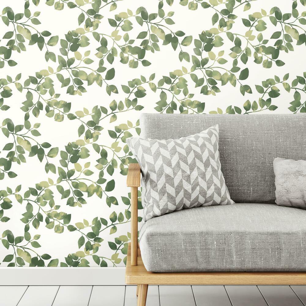 Finlayson Latvus Peel and Stick Wallpaper (Green)