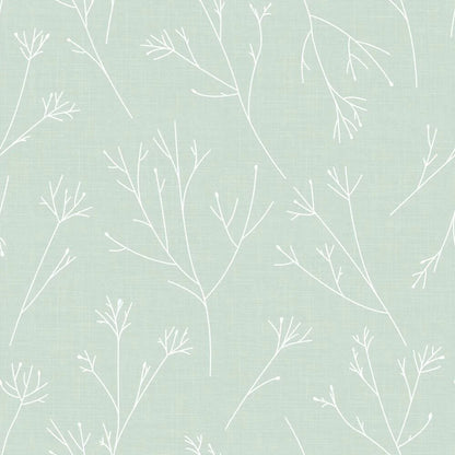 Twigs Peel and Stick Wallpaper (Green)