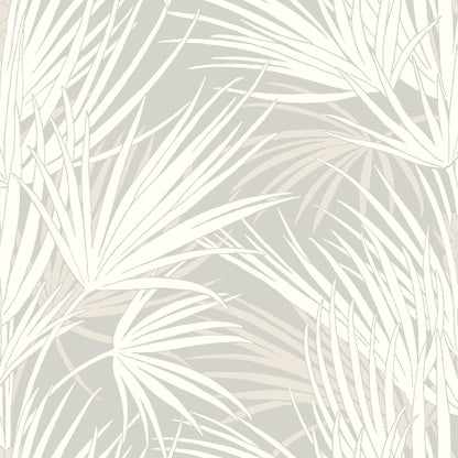 Palmetto Wallpaper- Grey