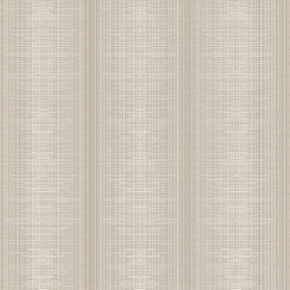 Silk Weave Stripe Wallpaper- Sable
