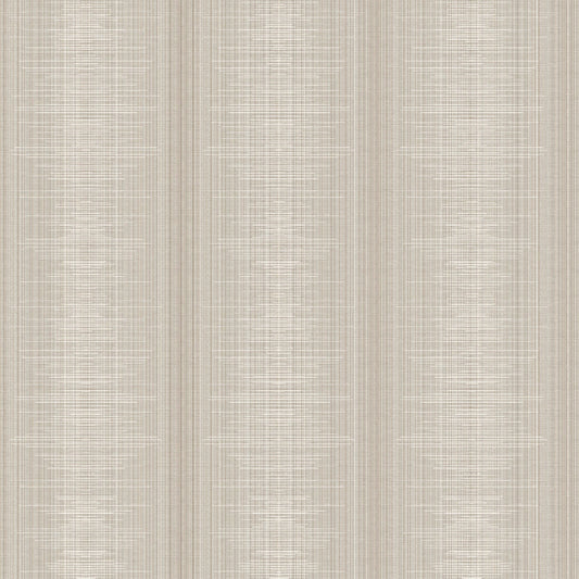 Silk Weave Stripe Wallpaper- Sable