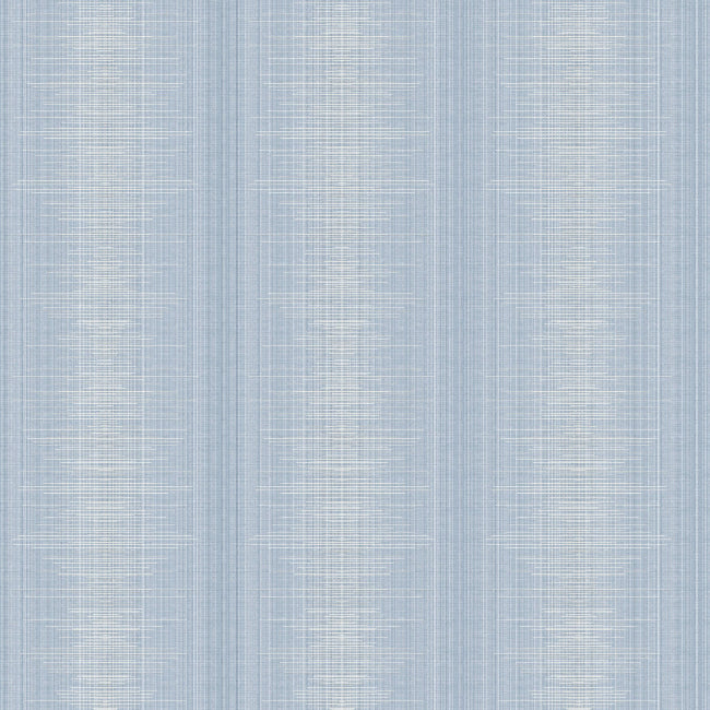Silk Weave Stripe Wallpaper- Blue
