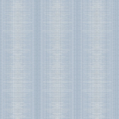 Silk Weave Stripe Wallpaper- Blue
