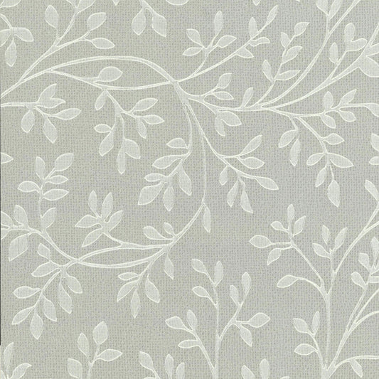 Leaf Vine Wallpaper (Light Blue)