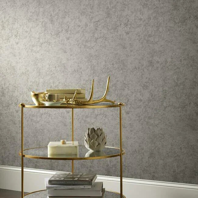 Stone Allover Wallpaper (Silver)