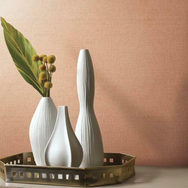 Woven Texture Wallpaper (Orange)