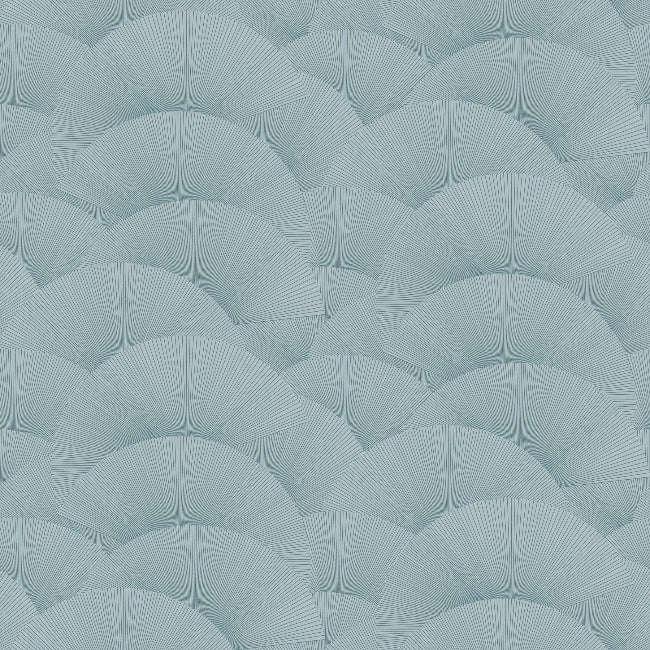 Morning Shell Wallpaper- Blue
