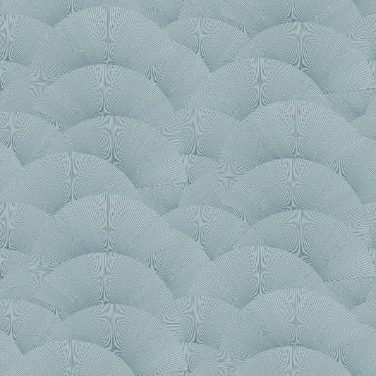 Morning Shell Wallpaper- Blue