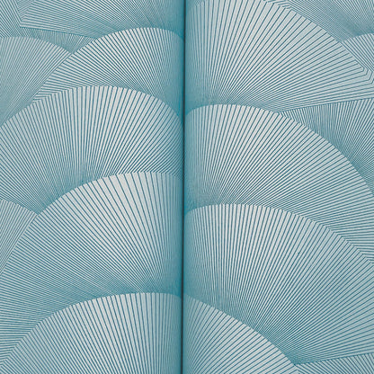 Morning Shell Wallpaper- Blue