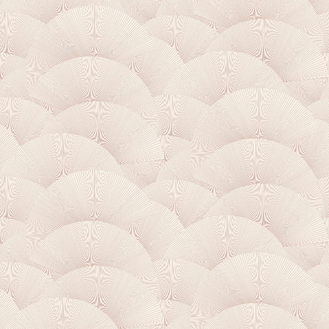 Morning Shell Wallpaper- Blush