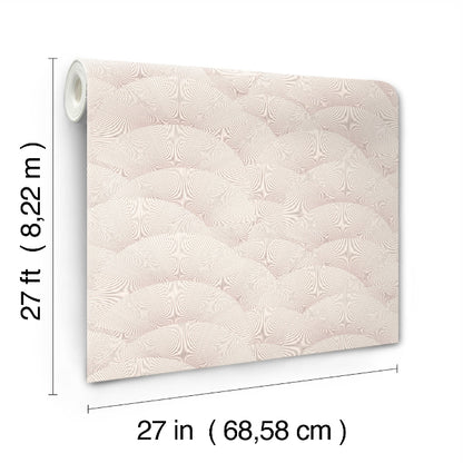 Morning Shell Wallpaper- Blush