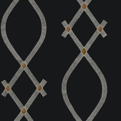 Ellena Wallpaper- Black