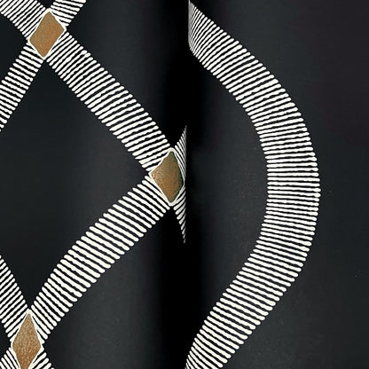 Ellena Wallpaper- Black