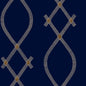 Ellena Wallpaper- Navy