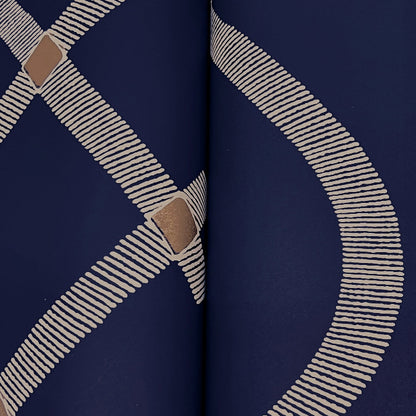 Ellena Wallpaper- Navy