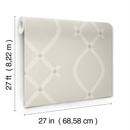 Ellena Wallpaper- Light Grey