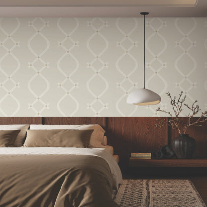 Ellena Wallpaper- Light Grey