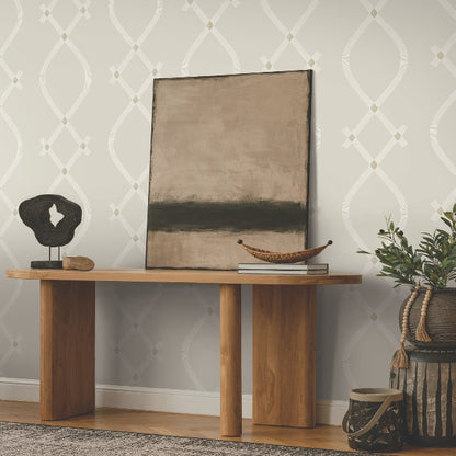 Ellena Wallpaper- Light Grey