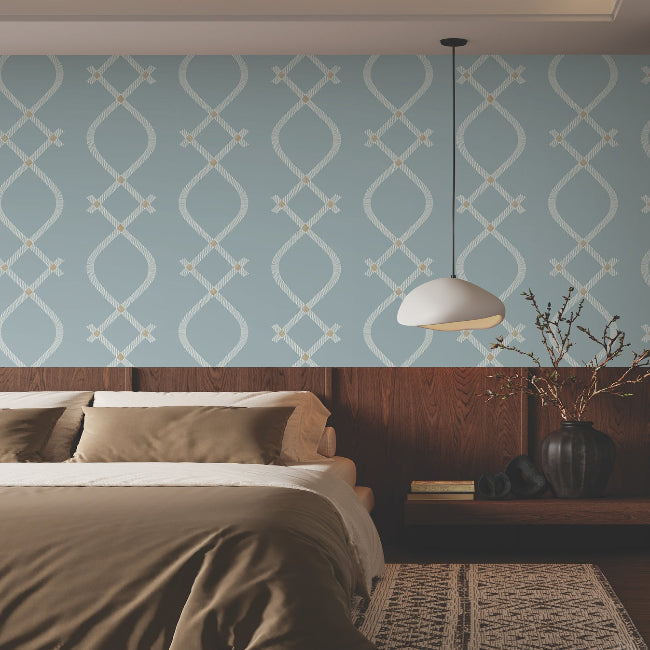 Ellena Wallpaper- Blue