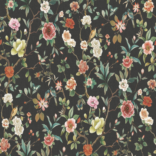 Kimora's Garden Wallpaper- Black