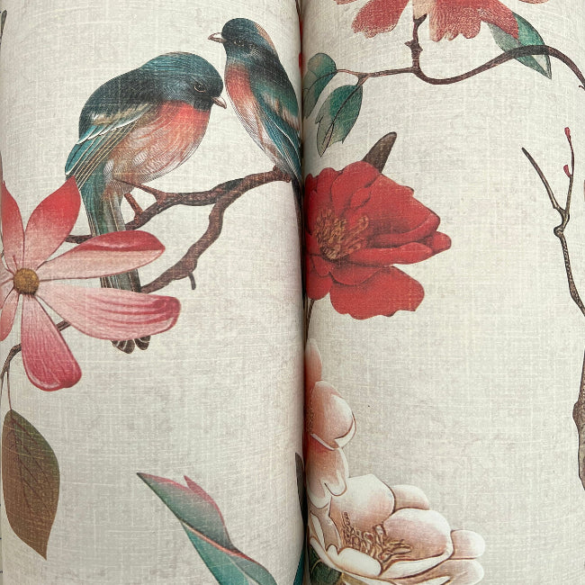 Kimora's Garden Wallpaper- Ivory