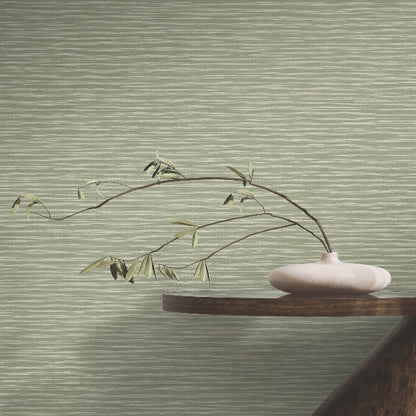 Lotus Weave Wallpaper- Moss