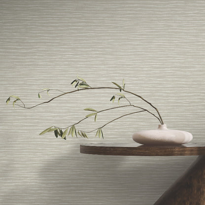 Lotus Weave Wallpaper- Warm Grey