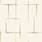 Malia Wallpaper- Gold & White
