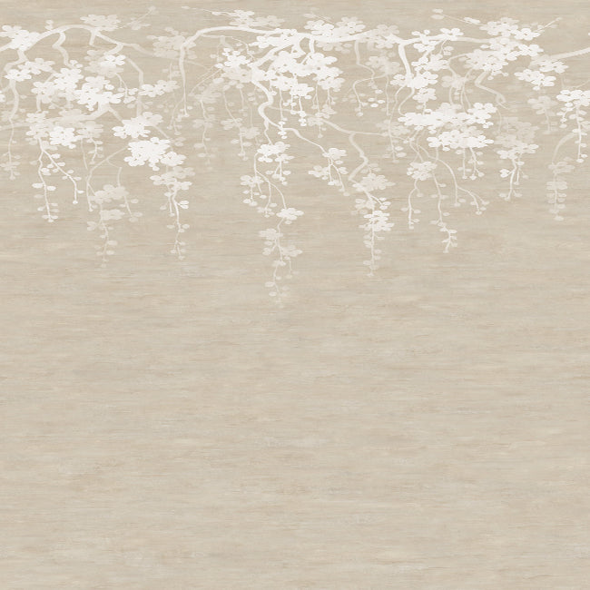 Sakura Blooms Wall Mural- Neutral