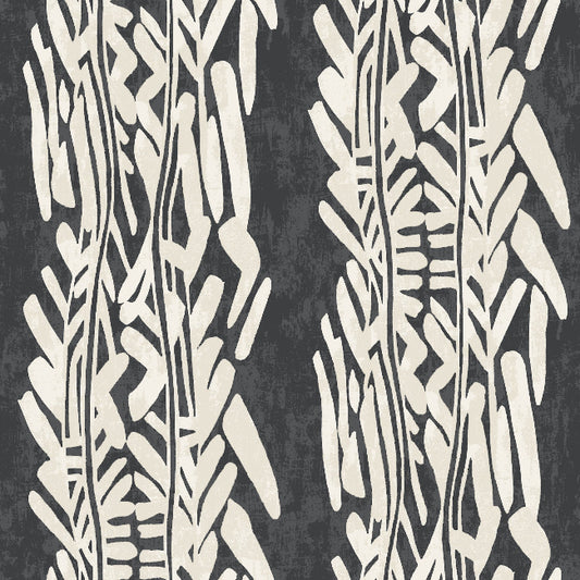 Timira Wallpaper- Charcoal