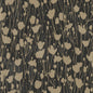 Shimmering Poppies Wallpaper- Black & Gold