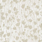 Shimmering Poppies Wallpaper- White & Gold