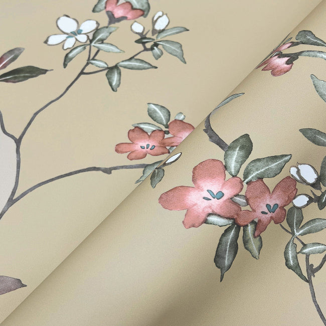 April Blossom Wallpaper- Sand
