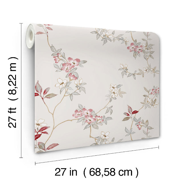April Blossom Wallpaper- Cream