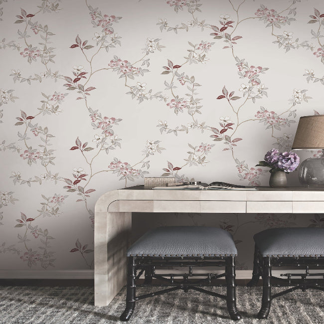April Blossom Wallpaper- Cream