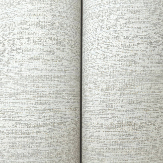 Amyra Silk Wallpaper- White