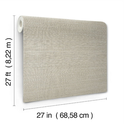 Amyra Silk Wallpaper- Almond
