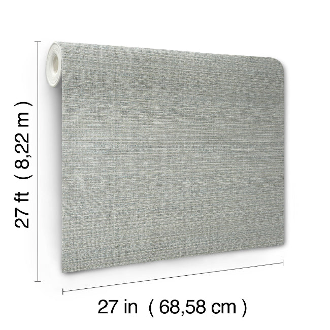 Amyra Silk Wallpaper- Grey