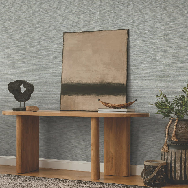 Amyra Silk Wallpaper- Grey