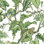 Jungle Cat Wallpaper (White)