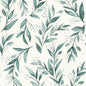 Olive Branch Wallpaper (Teal)