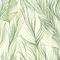 Peaceful Plume Wallpaper (Green/Gold)