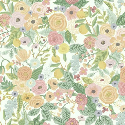 Garden Party Wallpaper (Pastel Multi )