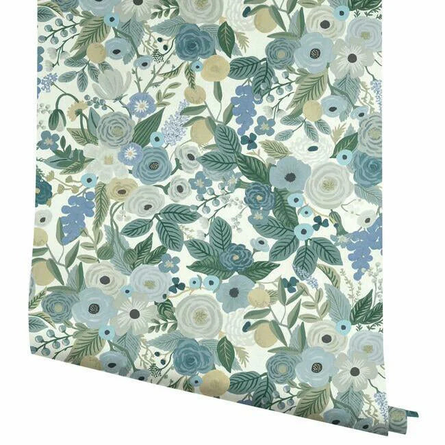 Garden Party Wallpaper (Indigo Multi )
