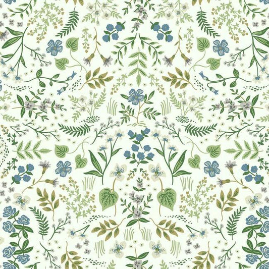 Wildwood Wallpaper (Blue & Green)