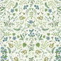 Wildwood Wallpaper (Blue & Green)