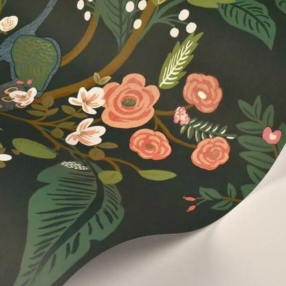 Peacock Wallpaper (Emerald)