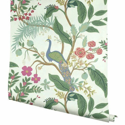 Peacock Wallpaper (Rouge)